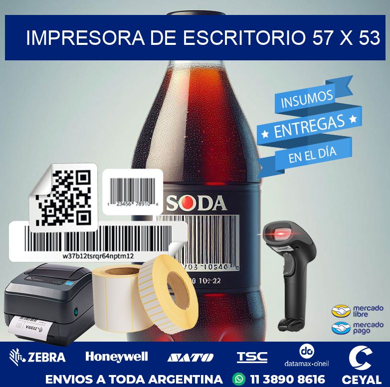 impresora de escritorio 57 x 53