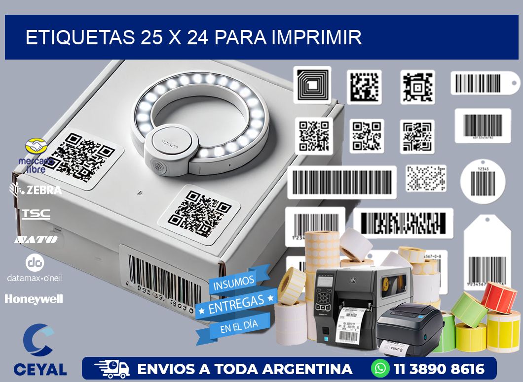 ETIQUETAS 25 x 24 PARA IMPRIMIR
