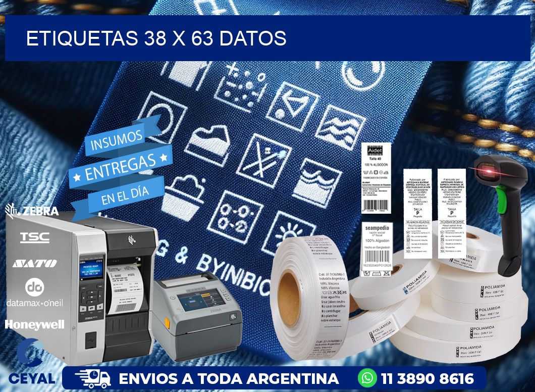 ETIQUETAS 38 x 63 DATOS