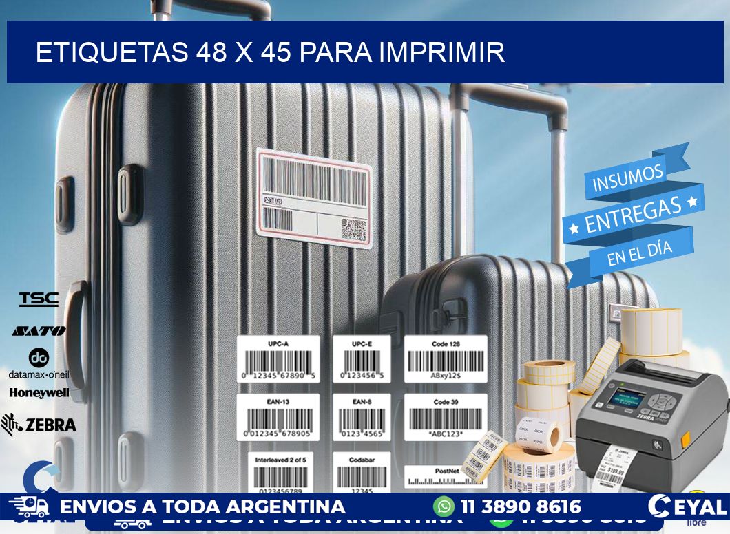 ETIQUETAS 48 x 45 PARA IMPRIMIR
