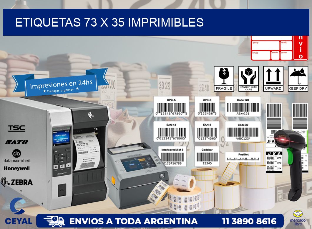 ETIQUETAS 73 x 35 IMPRIMIBLES