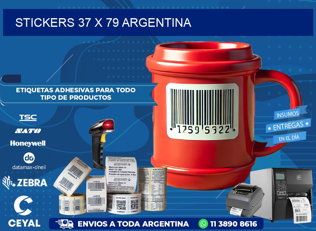 STICKERS 37 x 79 ARGENTINA