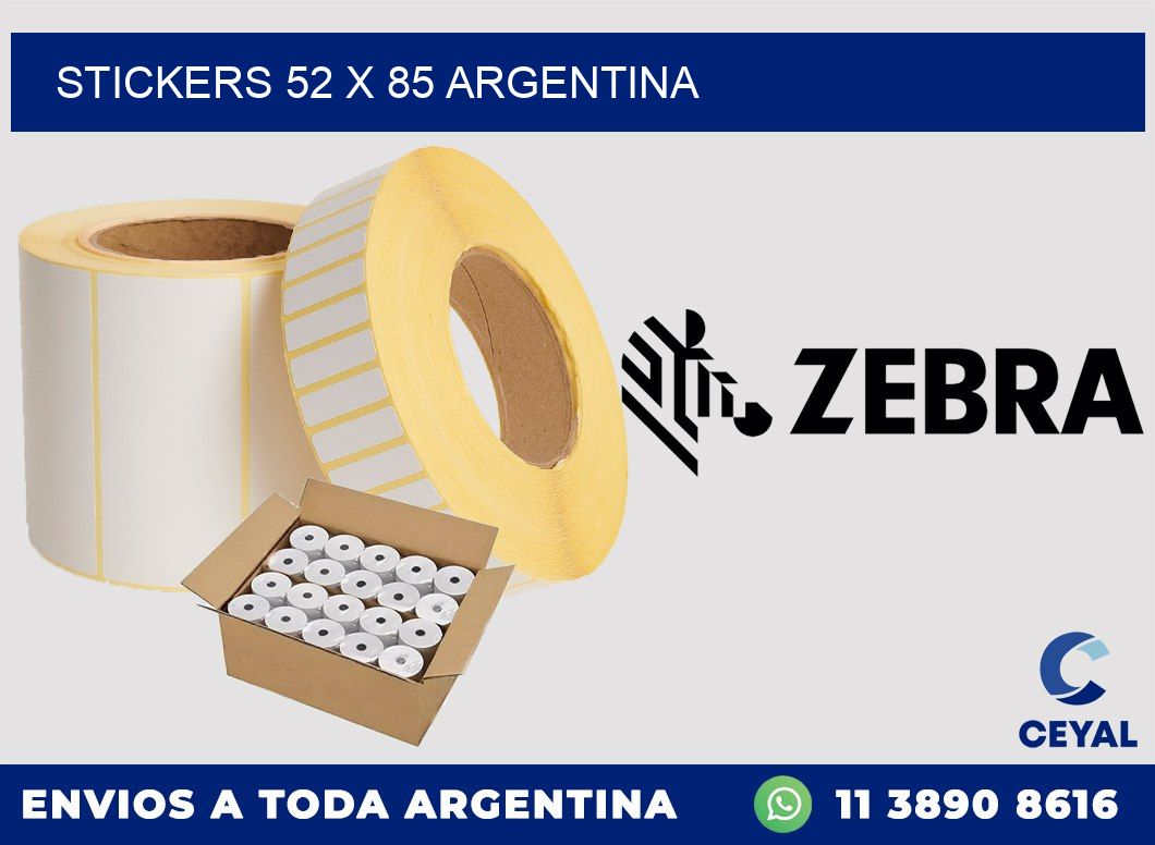 STICKERS 52 x 85 ARGENTINA