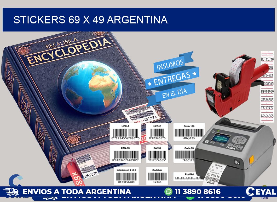 STICKERS 69 x 49 ARGENTINA