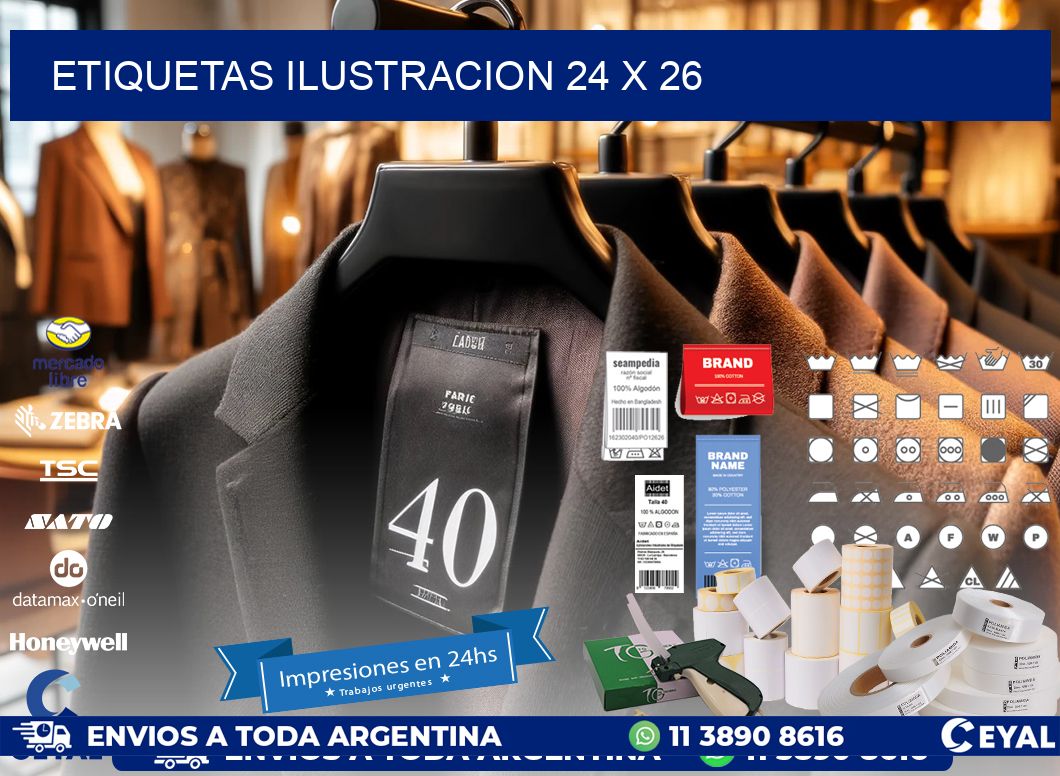 etiquetas ilustracion 24 x 26