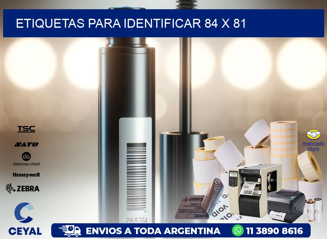 etiquetas para identificar 84 x 81