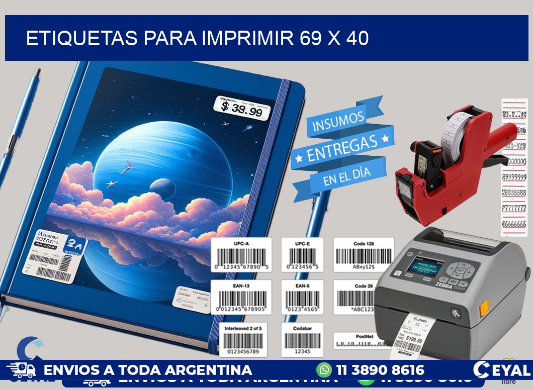 etiquetas para imprimir 69 x 40