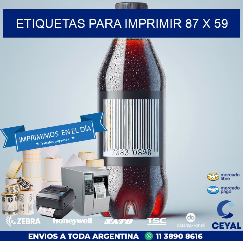 etiquetas para imprimir 87 x 59