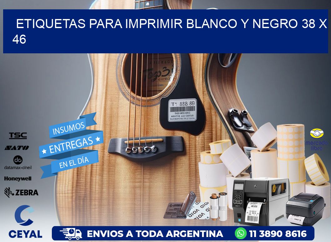 etiquetas para imprimir blanco y negro 38 x 46