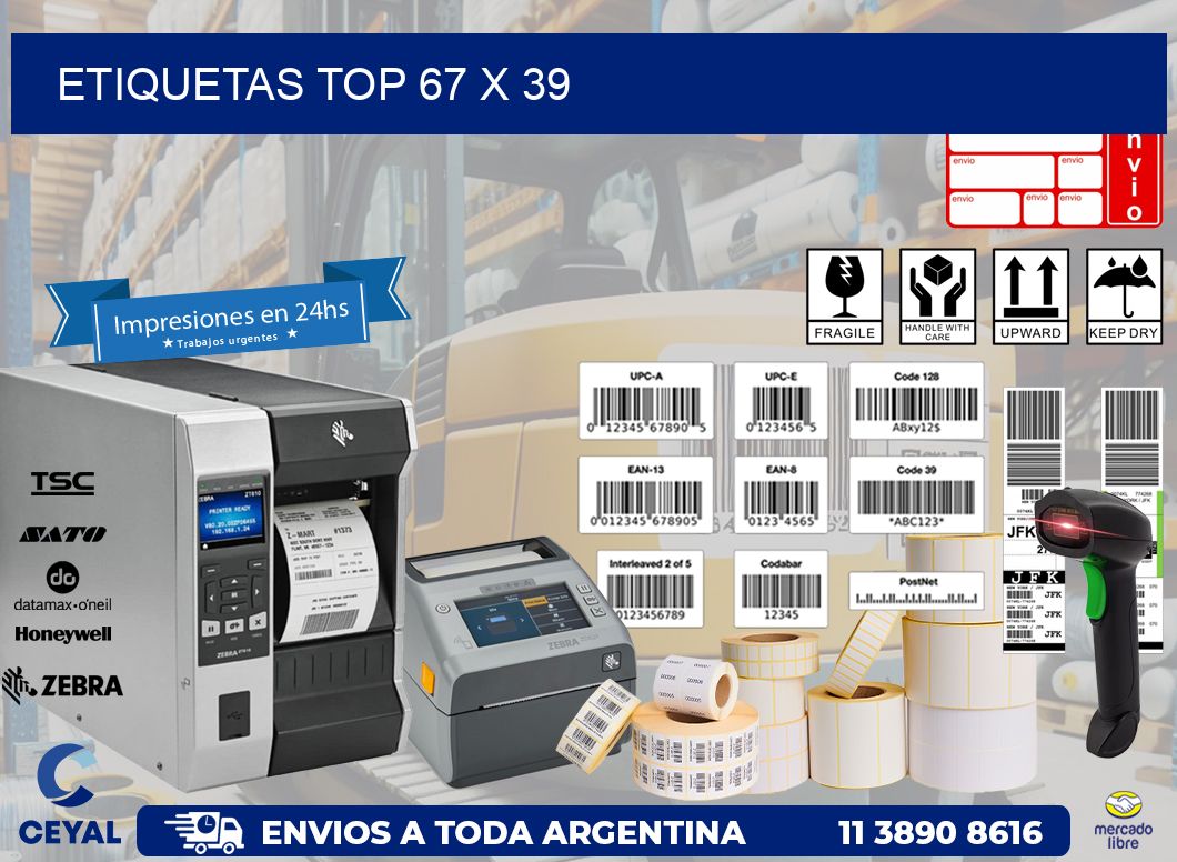 etiquetas top 67 x 39