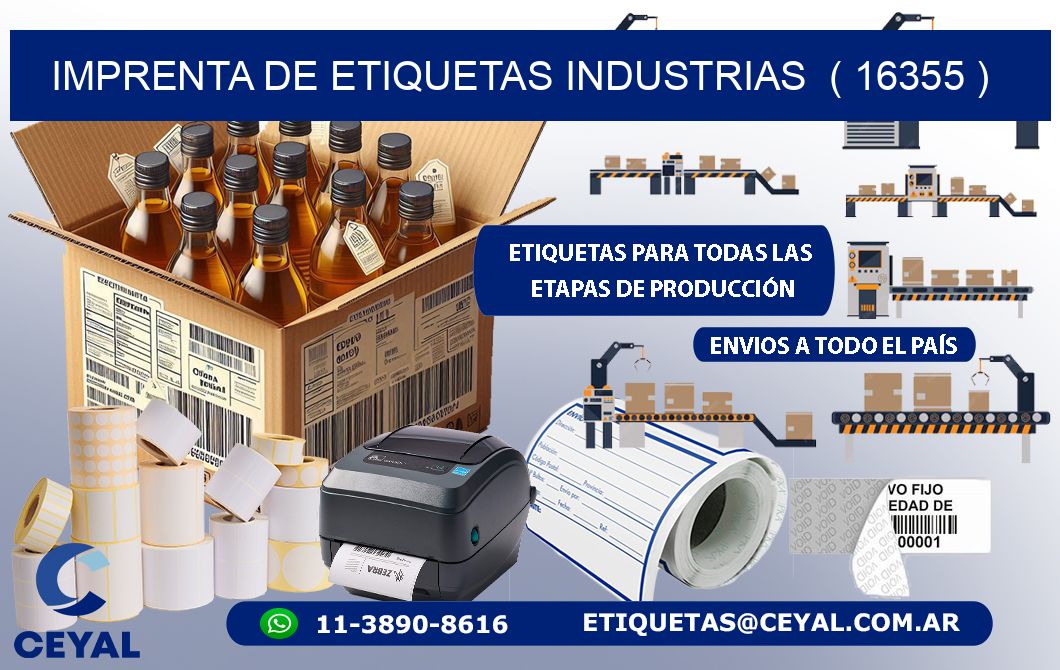 imprenta de etiquetas industrias ( 16355 )