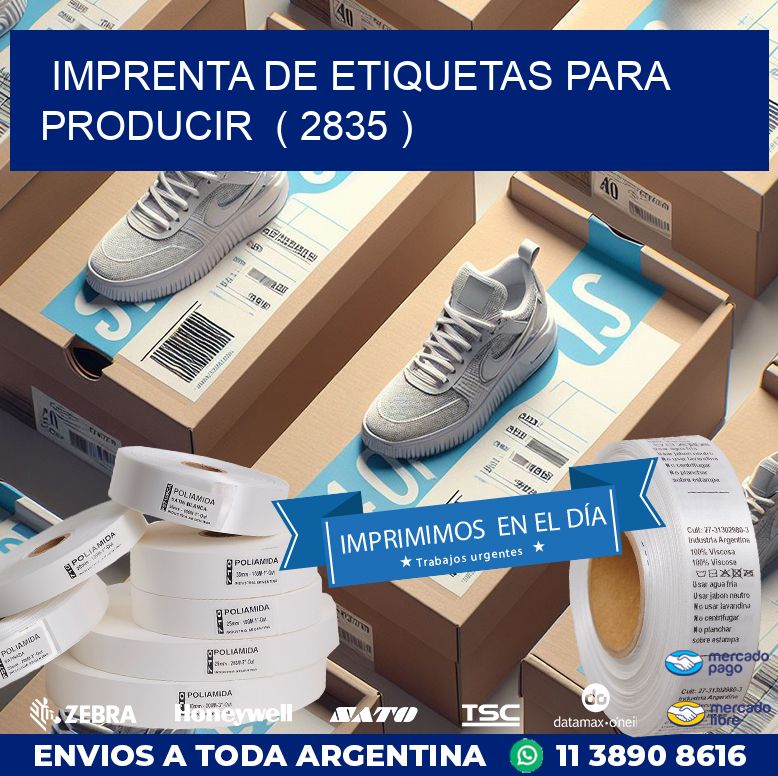 imprenta de etiquetas para producir  ( 2835 )