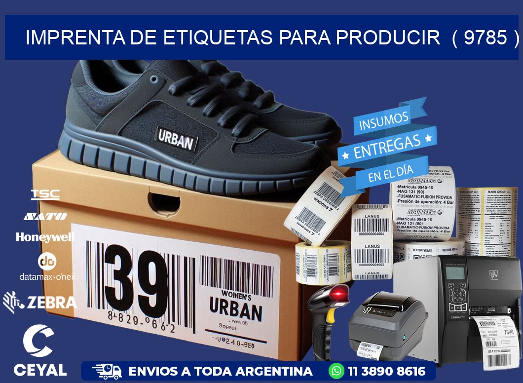 imprenta de etiquetas para producir  ( 9785 )