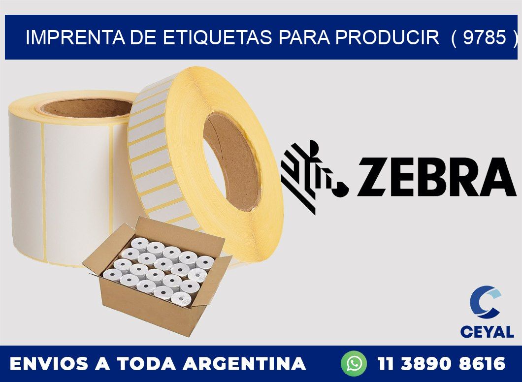 imprenta de etiquetas para producir  ( 9785 )