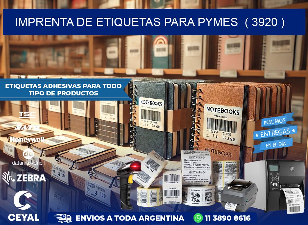 imprenta de etiquetas para pymes  ( 3920 )