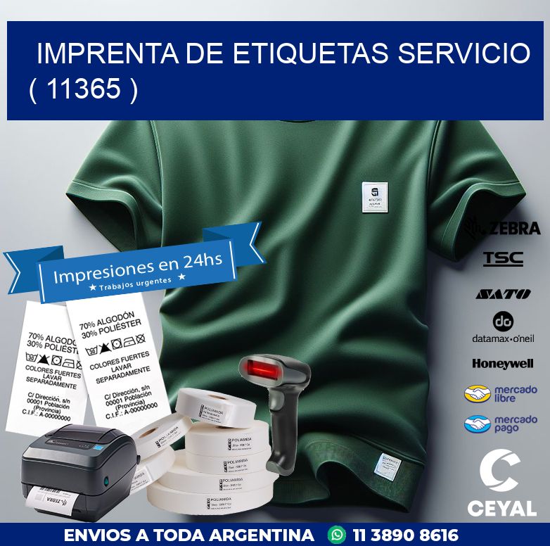 imprenta de etiquetas servicio  ( 11365 )