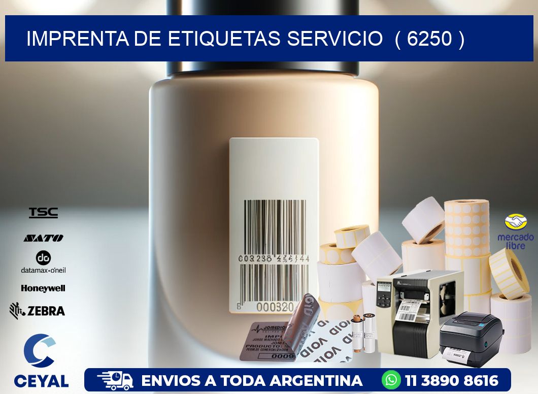 imprenta de etiquetas servicio  ( 6250 )