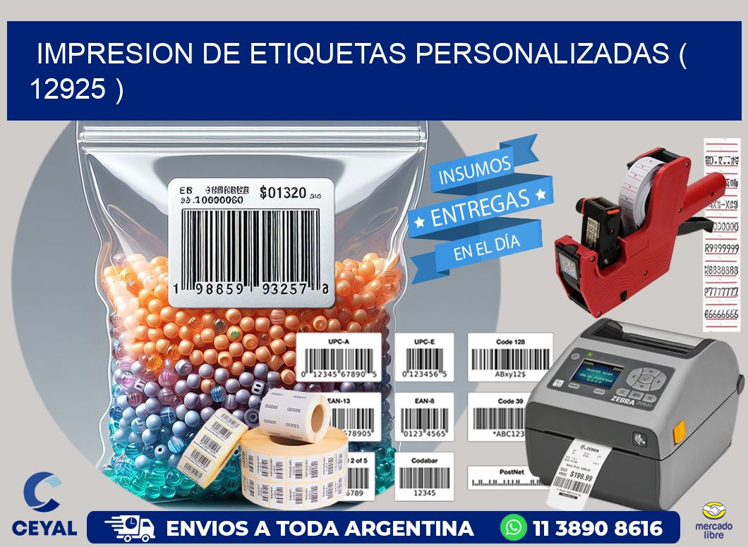 impresion de etiquetas personalizadas ( 12925 )