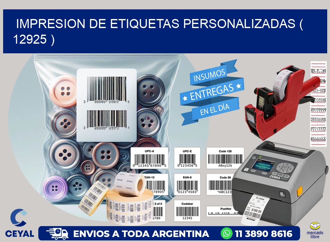 impresion de etiquetas personalizadas ( 12925 )