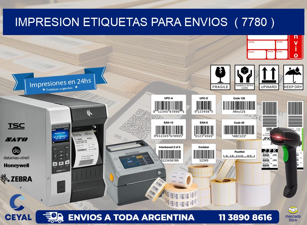 impresion etiquetas para envios ( 7780 )