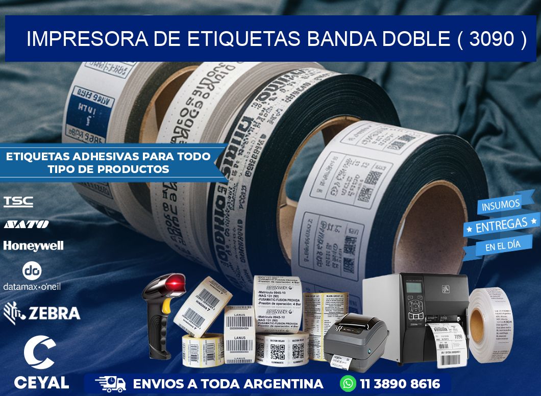 impresora de etiquetas banda doble ( 3090 )