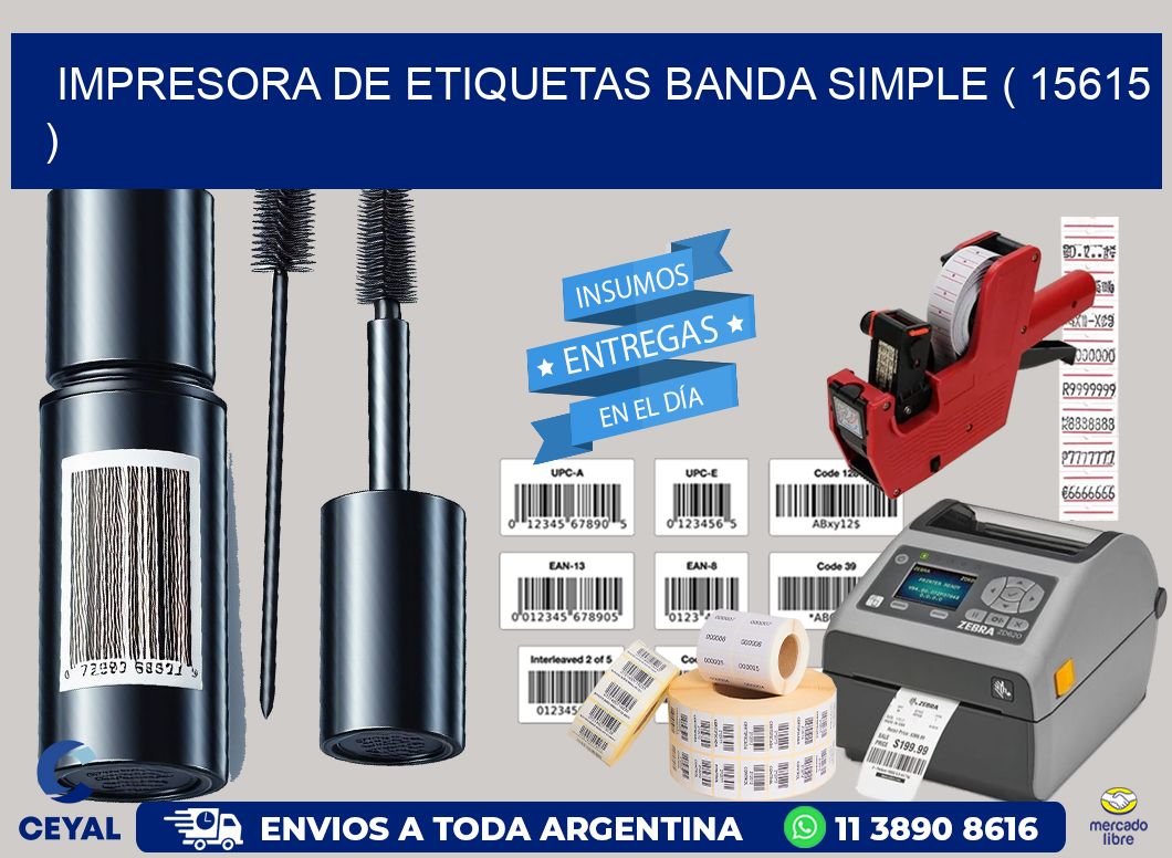 impresora de etiquetas banda simple ( 15615 )