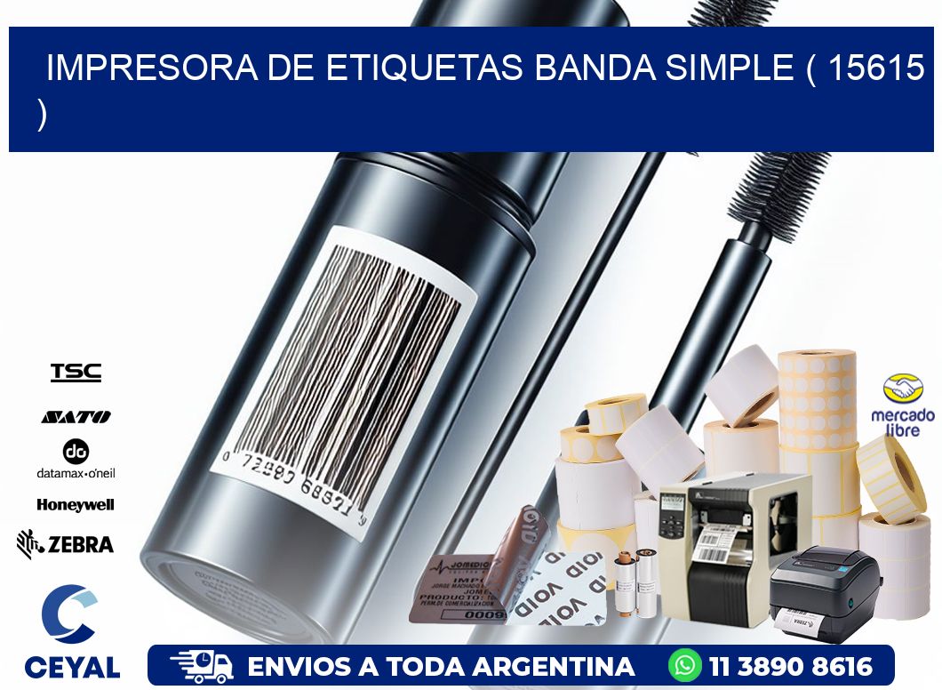 impresora de etiquetas banda simple ( 15615 )