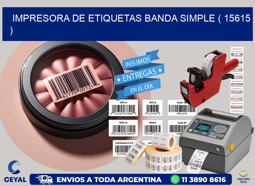 impresora de etiquetas banda simple ( 15615 )