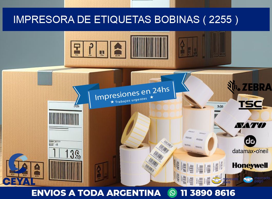 impresora de etiquetas bobinas ( 2255 )