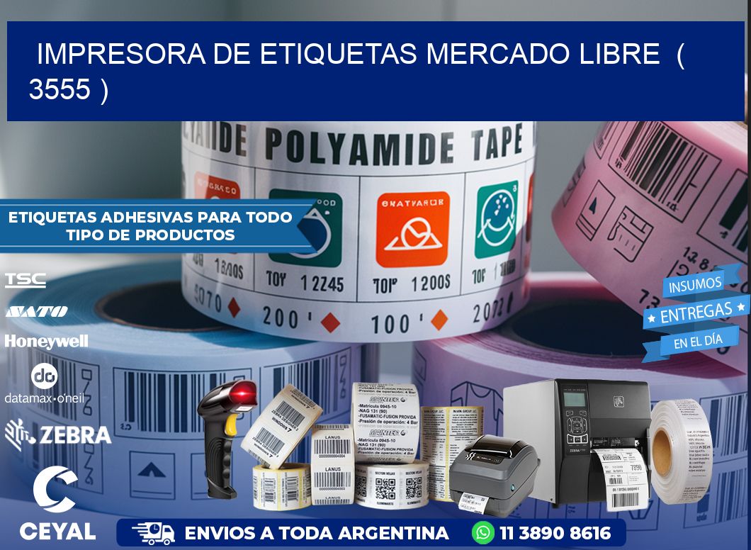 impresora de etiquetas mercado libre  ( 3555 )