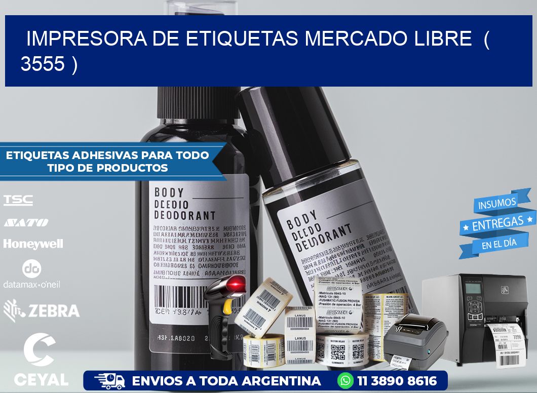 impresora de etiquetas mercado libre ( 3555 )