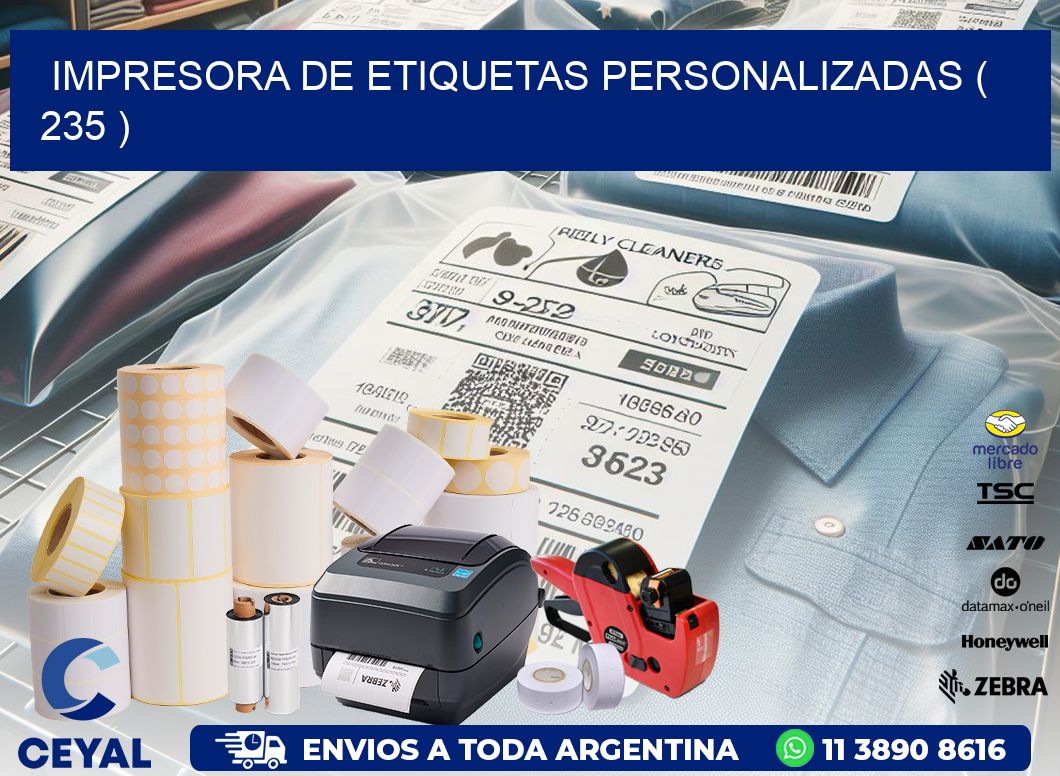 impresora de etiquetas personalizadas ( 235 )
