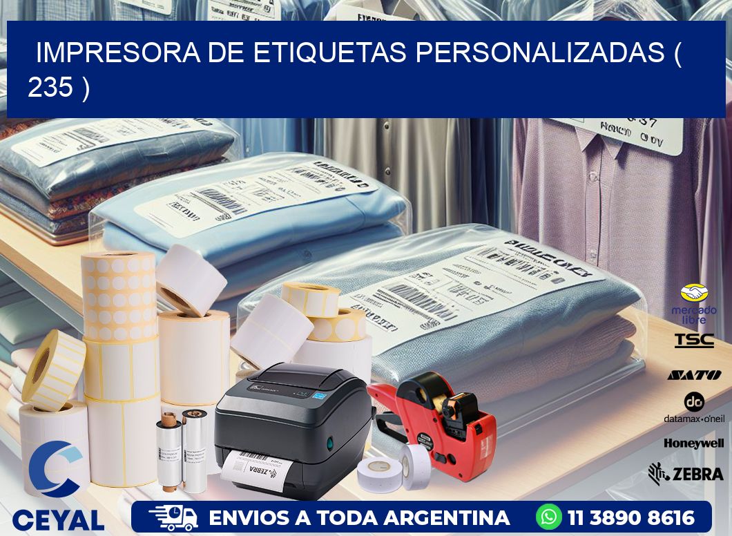 impresora de etiquetas personalizadas ( 235 )