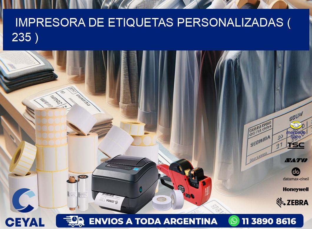 impresora de etiquetas personalizadas ( 235 )