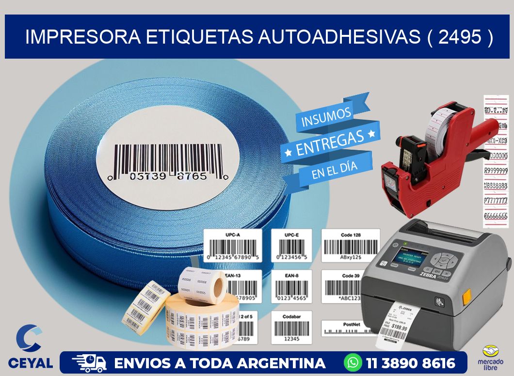 impresora etiquetas autoadhesivas ( 2495 )