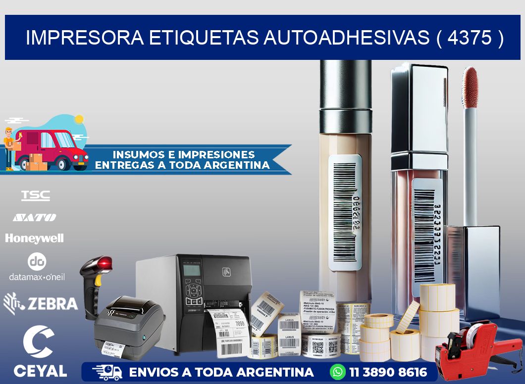 impresora etiquetas autoadhesivas ( 4375 )