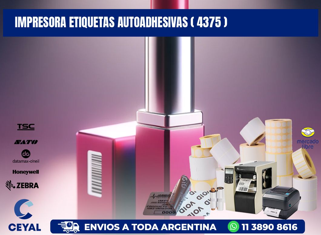 impresora etiquetas autoadhesivas ( 4375 )