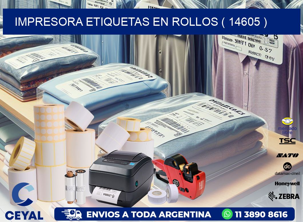 impresora etiquetas en rollos ( 14605 )