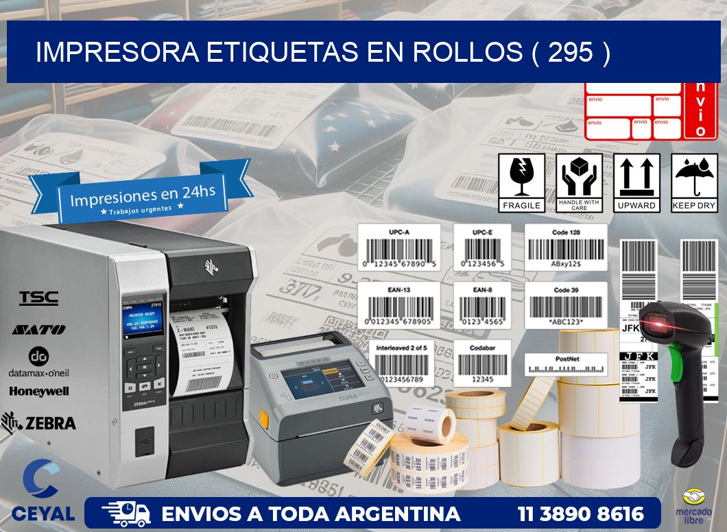 impresora etiquetas en rollos ( 295 )