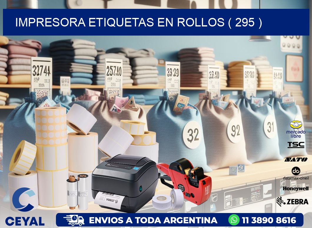 impresora etiquetas en rollos ( 295 )
