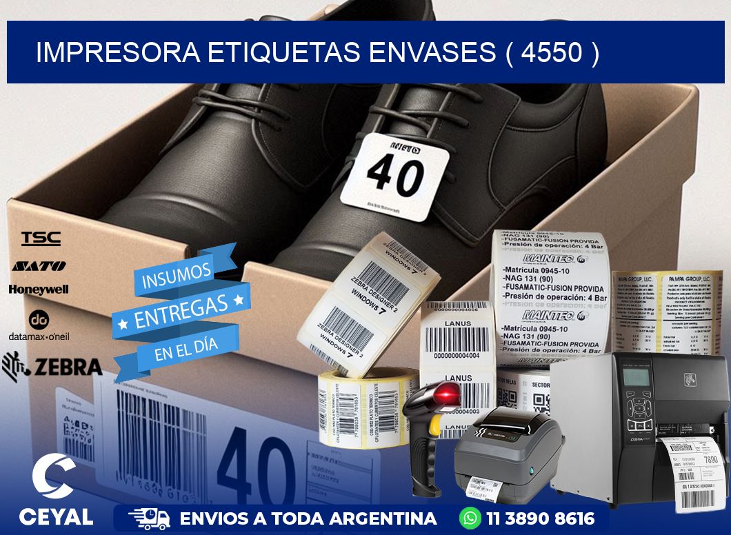 impresora etiquetas envases ( 4550 )