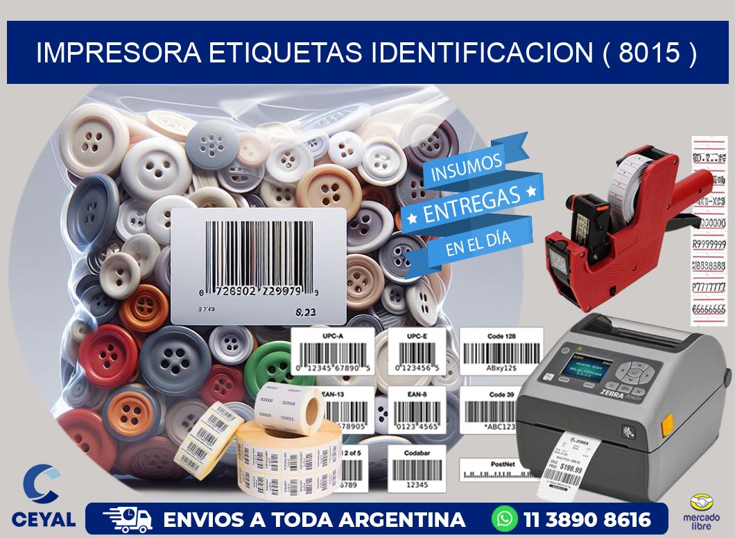 impresora etiquetas identificacion ( 8015 )