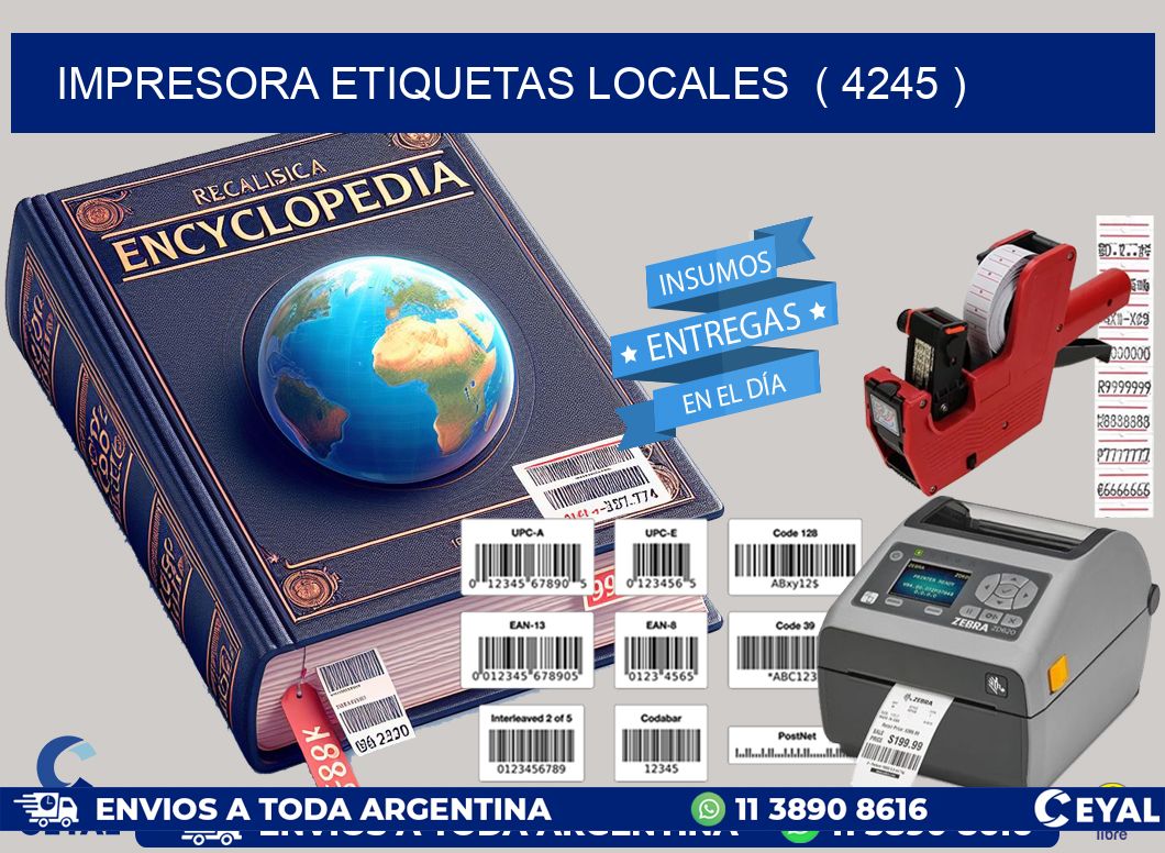 impresora etiquetas locales ( 4245 )