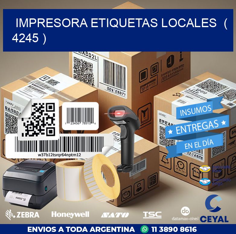 impresora etiquetas locales ( 4245 )