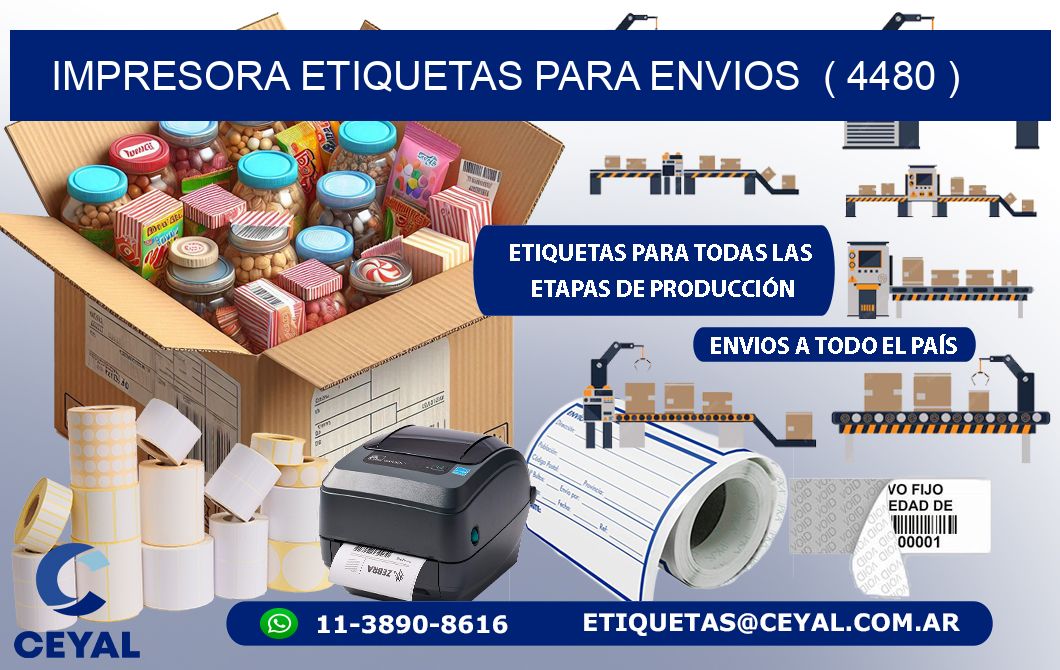 impresora etiquetas para envios ( 4480 )