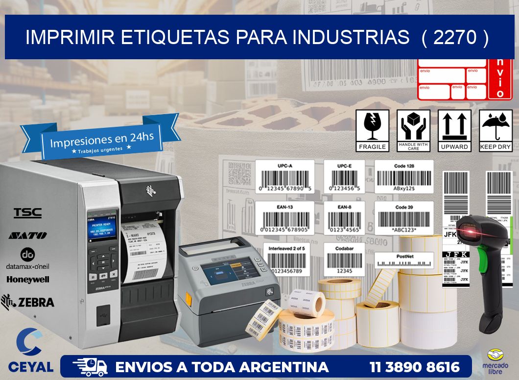 imprimir etiquetas para industrias  ( 2270 )