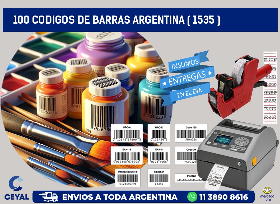100 codigos de barras argentina ( 1535 )