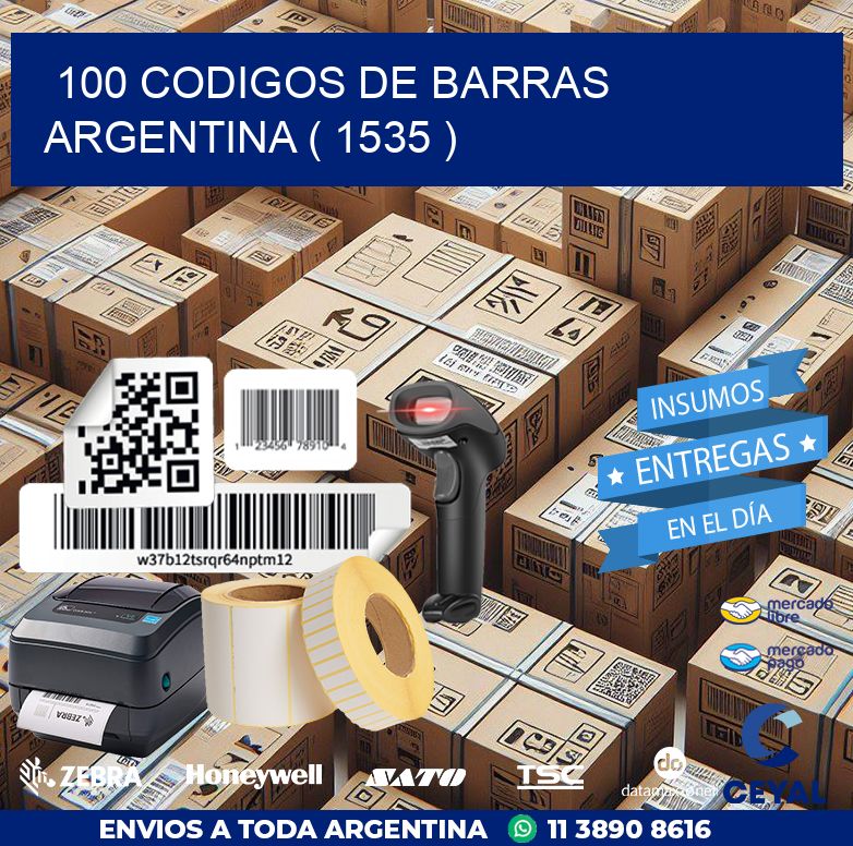 100 codigos de barras argentina ( 1535 )