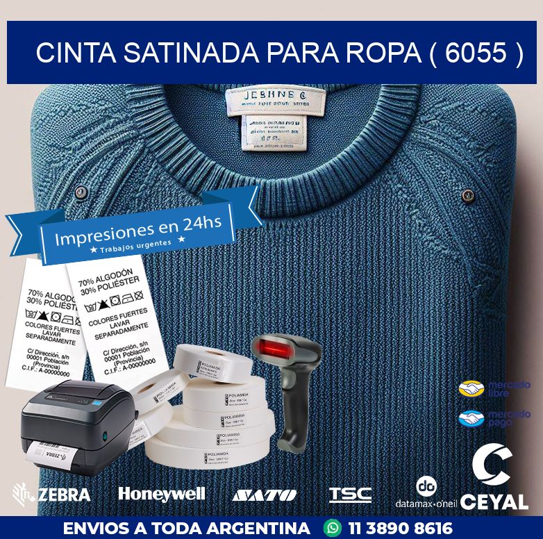 CINTA SATINADA PARA ROPA ( 6055 )