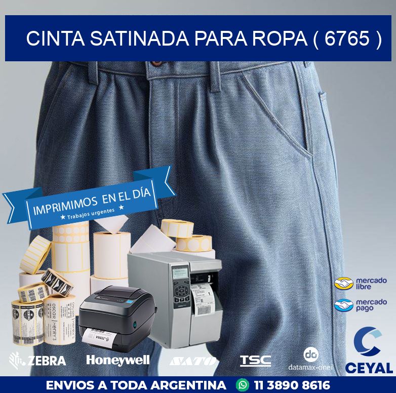 CINTA SATINADA PARA ROPA ( 6765 )